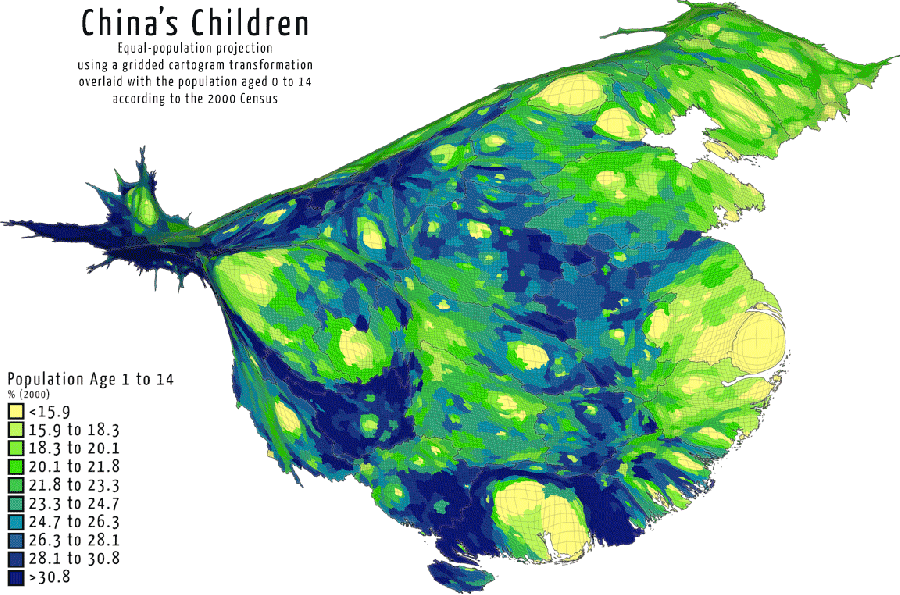 ChinaPopulationAgeGroupsAnimation