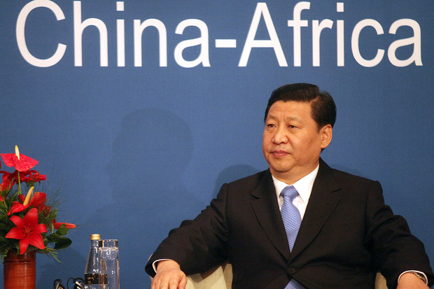 Chinese Vice-President Xi Jinping is pictured during the 10th anniversary of the Forum on China-Africa Cooperation (FOCAC) on November 18, 2010 in Pretoria, South Africa. AFP PHOTO / PABALLO THEKISO (Photo credit should read PABALLO THEKISO/AFP/Getty Images)